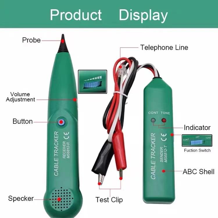 

Cable Tracker Tester, Network Cable Tester, Line Checker, Line Finder