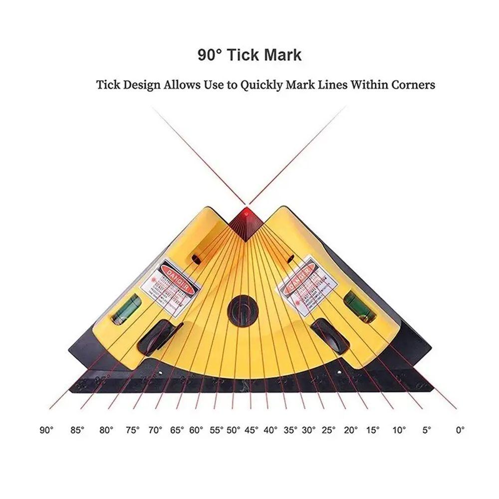 Vertical Horizontal Line Infrared Laser Level Line Projecretion Measure Tool  Tile Laying Tool