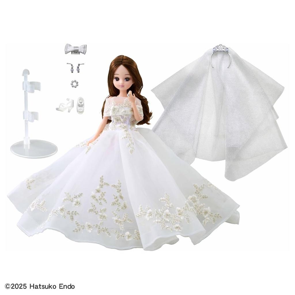 TAKARA TOMY Doll Photogenic Licca Hatsuko Endo Wedding Style Licca-chan