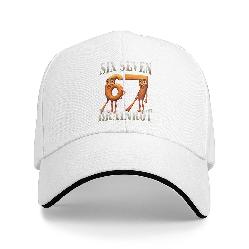 Italian Brainrot Tung Tung Sahur Six Seven Casual Baseball Cap Summer Outdoor Sports Hip Hop Hats Women Men Funny Baseball Caps