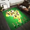 Soccer Team Trophy Designed Floor Mat, Suitable As a Non-slip Mat for the Living Room or Bedroom Sofa