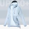 Men Summer Sunscreen Coat Hooded Thin Anti-UV Sunshade Long Sleeves Fishing Skin Jacket