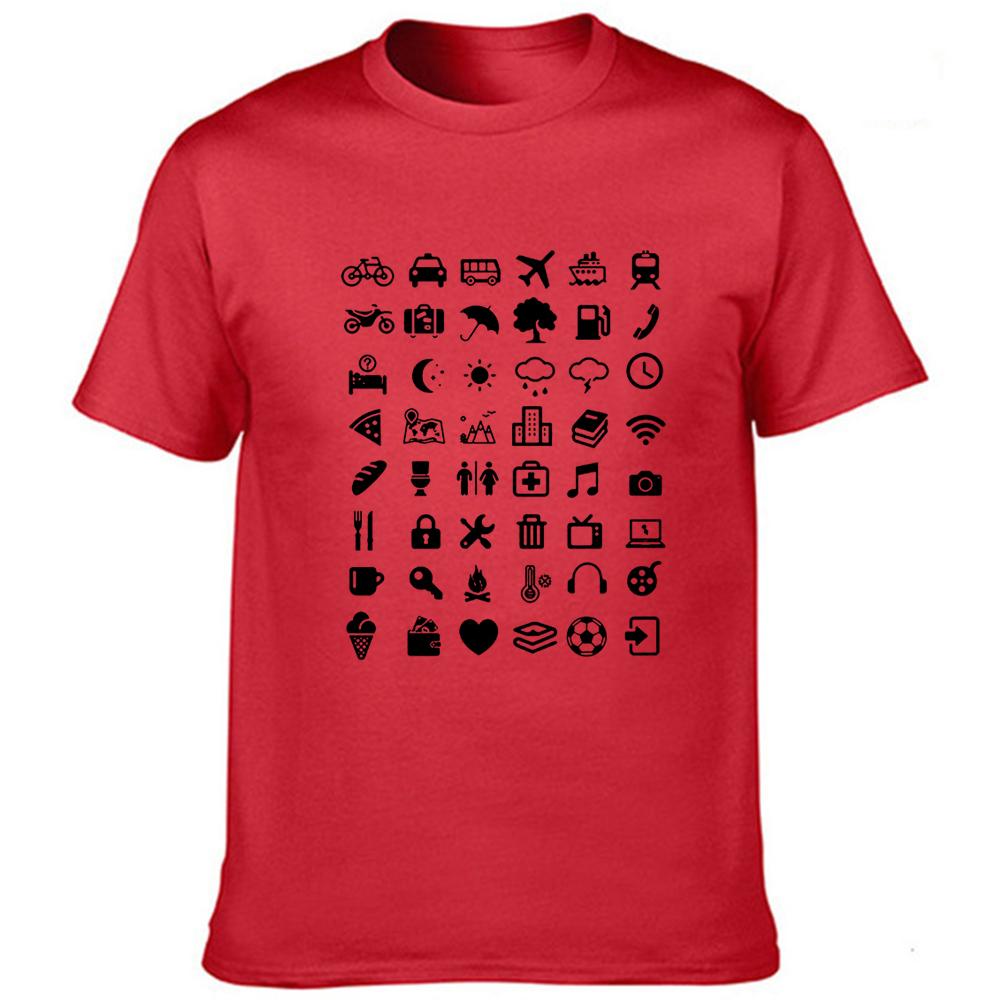 Fashion Men S Travel Icon Graphic Tees Men Short Sleeve Round Neck T Shirt Harajuku Streetwear