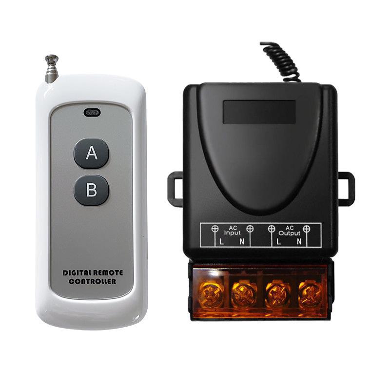 High-Power 220V Wireless Remote-Control Intelligent Motor Power Supply and Water Pump Switch, 30A 433MHz