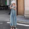 Shop   Women Ink Strap Tank Beach Resort Long Dress Wld Wdr Bm072