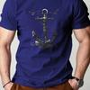 Men's Simple Letter Printed T-shirt Summer Daily Casual Round Neck Short Sleeve Loose Comfortable Fashion Simple Short Sleeve