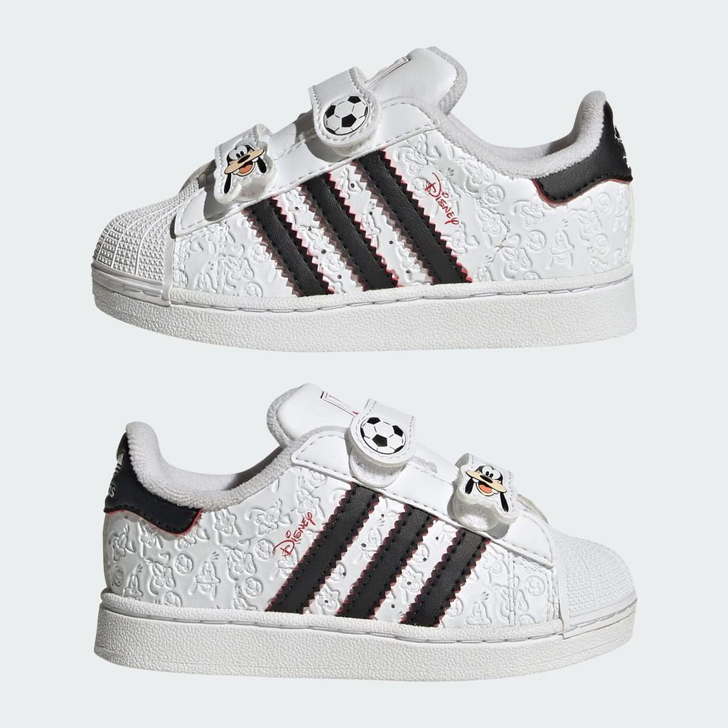 Adidas Disney SSTII CF I IH1744 Kids' Originals Sneakers Cloud White / Core Black / Red