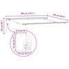 Retractable Awning Black 300 X 250 X 165 Cm