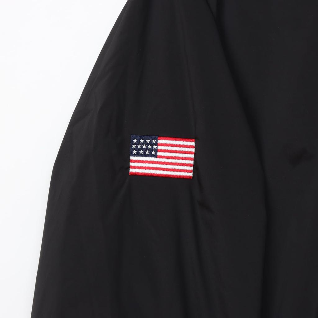 Champion Long Sleeve Stretch Windproof and Hooded Jacket with Embroidered Script Golf Water-Repellent Logo, Outerwear, C3-CG601-090-L