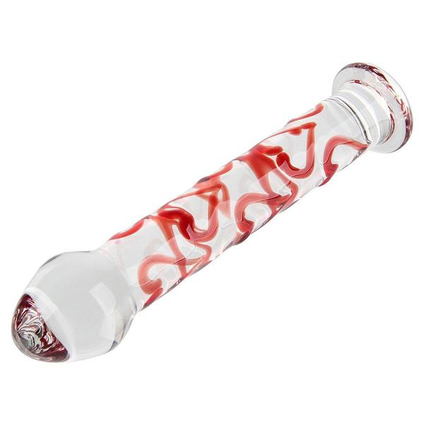 Red Heart New Crystal Glass Wand