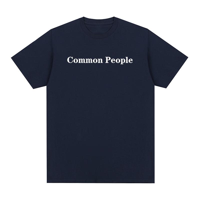 Common People Vintage Tshirt Pulp Blu Oasi Band Cotton Men T Shirt New Tee Tshirt Womens Tops