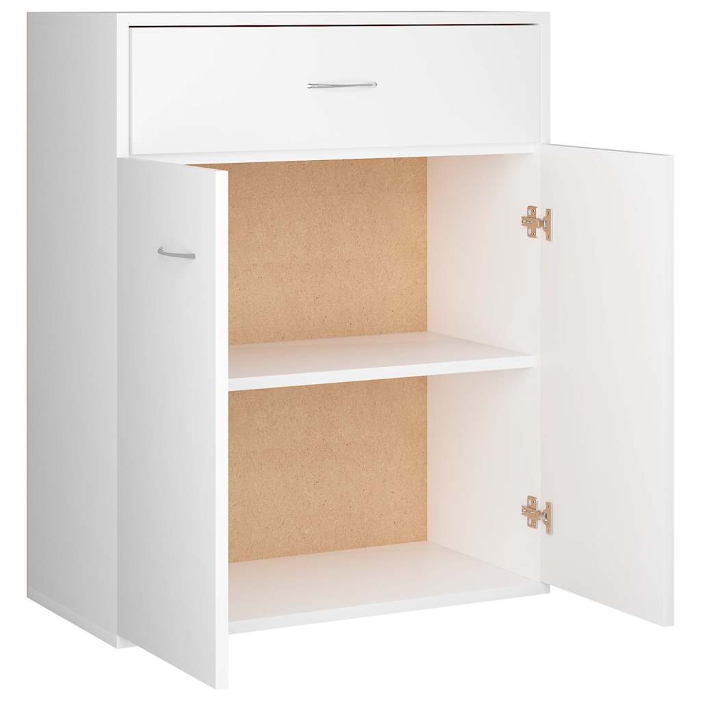 Weißer Seitenschrank, Aufbewahrungsschrank, Flur-Aufbewahrungsschrank, 60x30x75 Cm