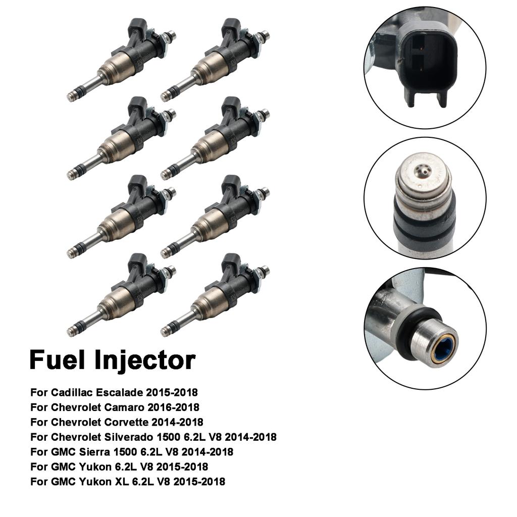 8 Stück Einspritzdüsen 12668393 Passend für Cadillac Escalade 2015-2018 Passend für Camaro 16-18