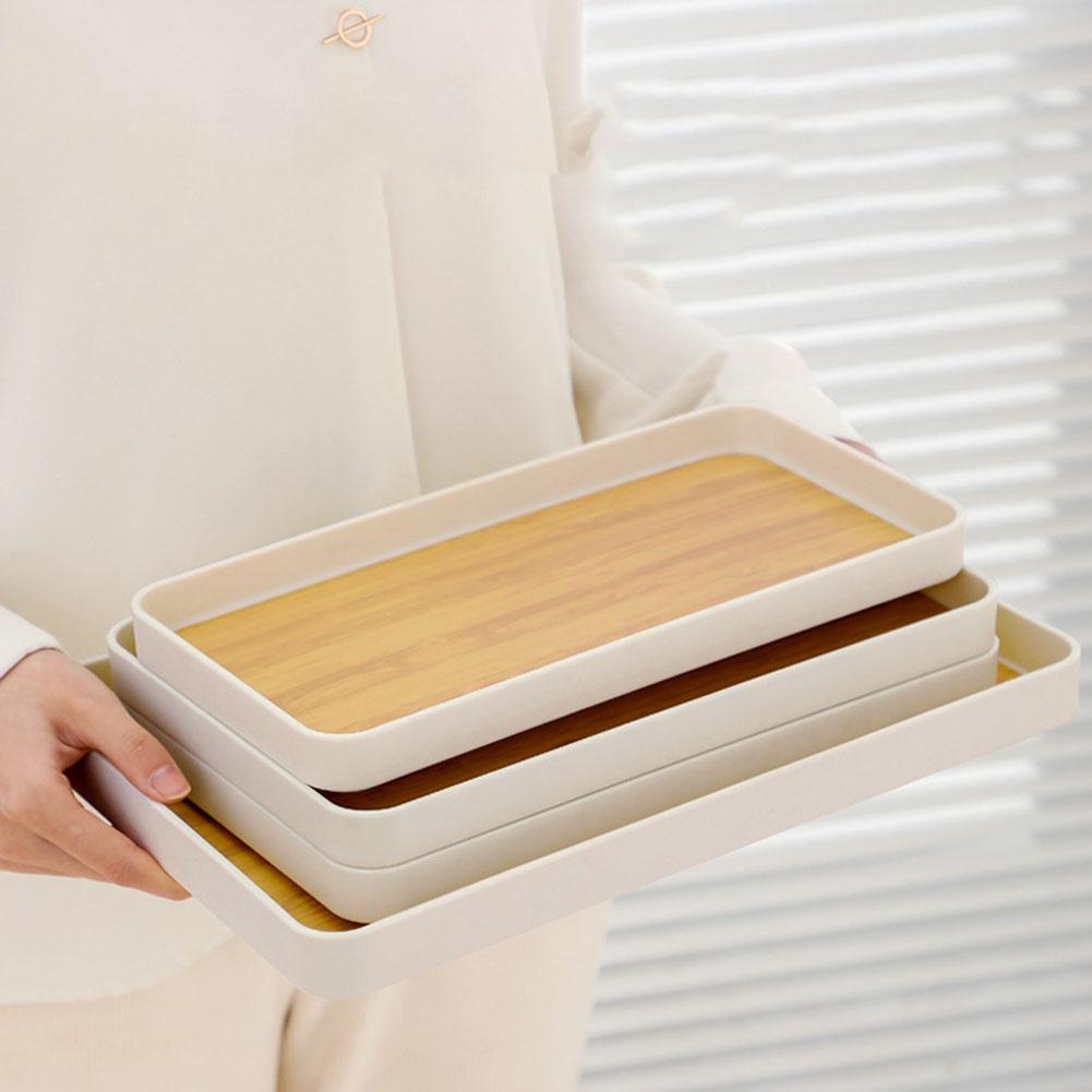 Breakfast Tray Pallet Heat Resistant Rectangular Servieren Lap Tray Convenient For Indoor And Outdoor Brand New