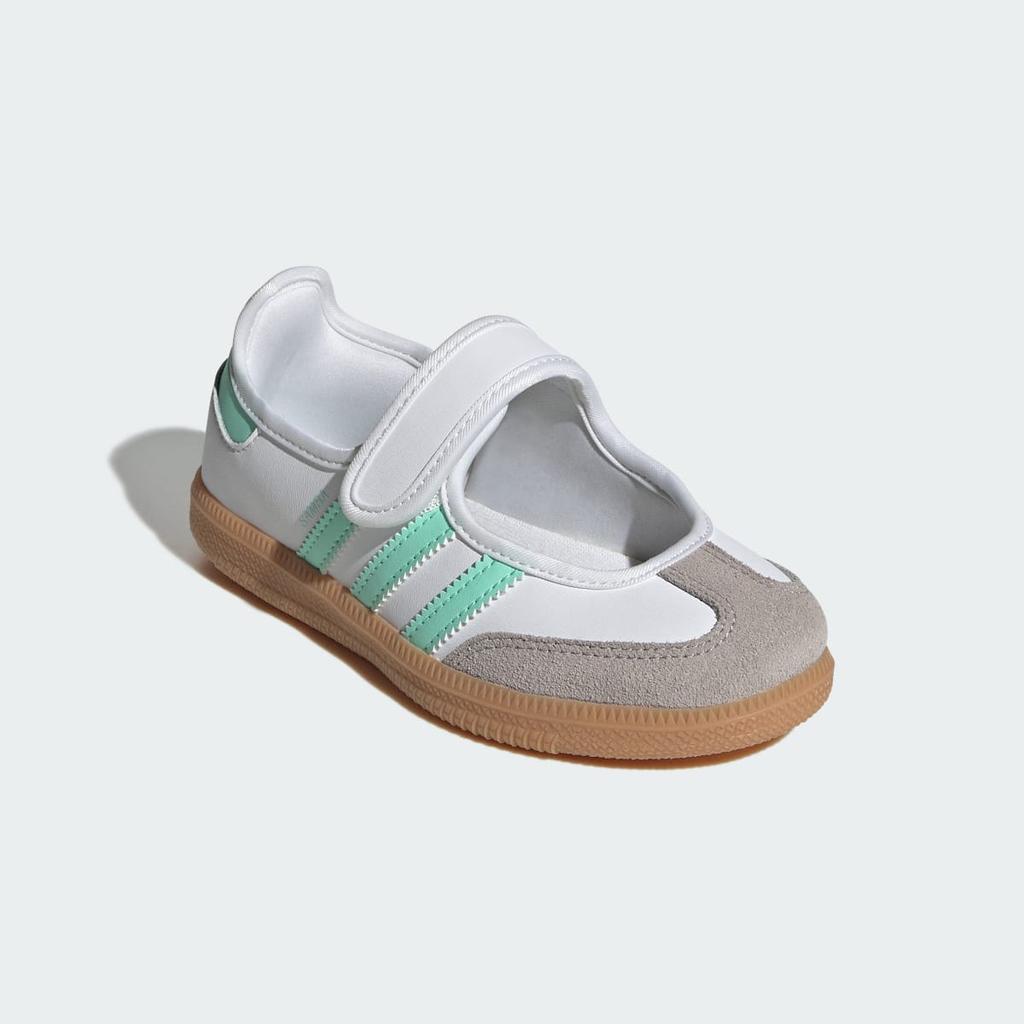 adidas SAMBA JANE C JP9540 Kids' Originals Sneakers Cloud White / Easy Green / Gum