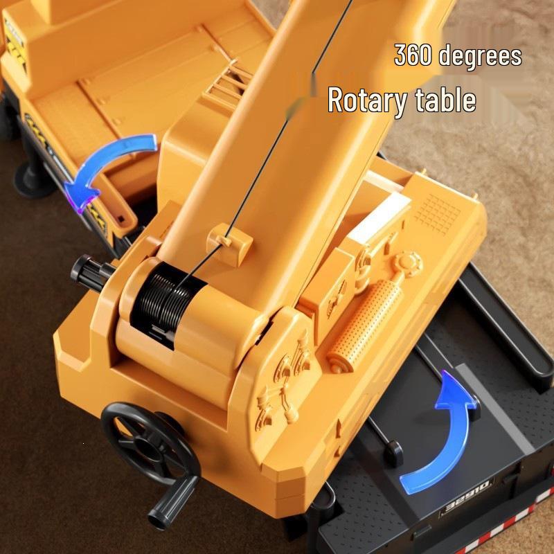 Lilit XL Hand-Crank Excavator Model Crane Toy for Kids