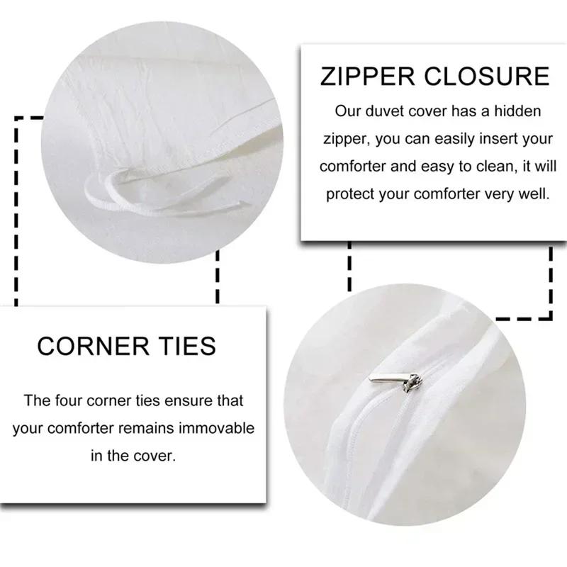 Cartoon Santa Claus Duvet Cover Elk Christmas Bedding Set With Zipper 1 Duvet Cover 2 Pillow Case Queen King Bedroom Decor