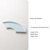 VAKADA Fan-shaped Ceramic Snack Plate
