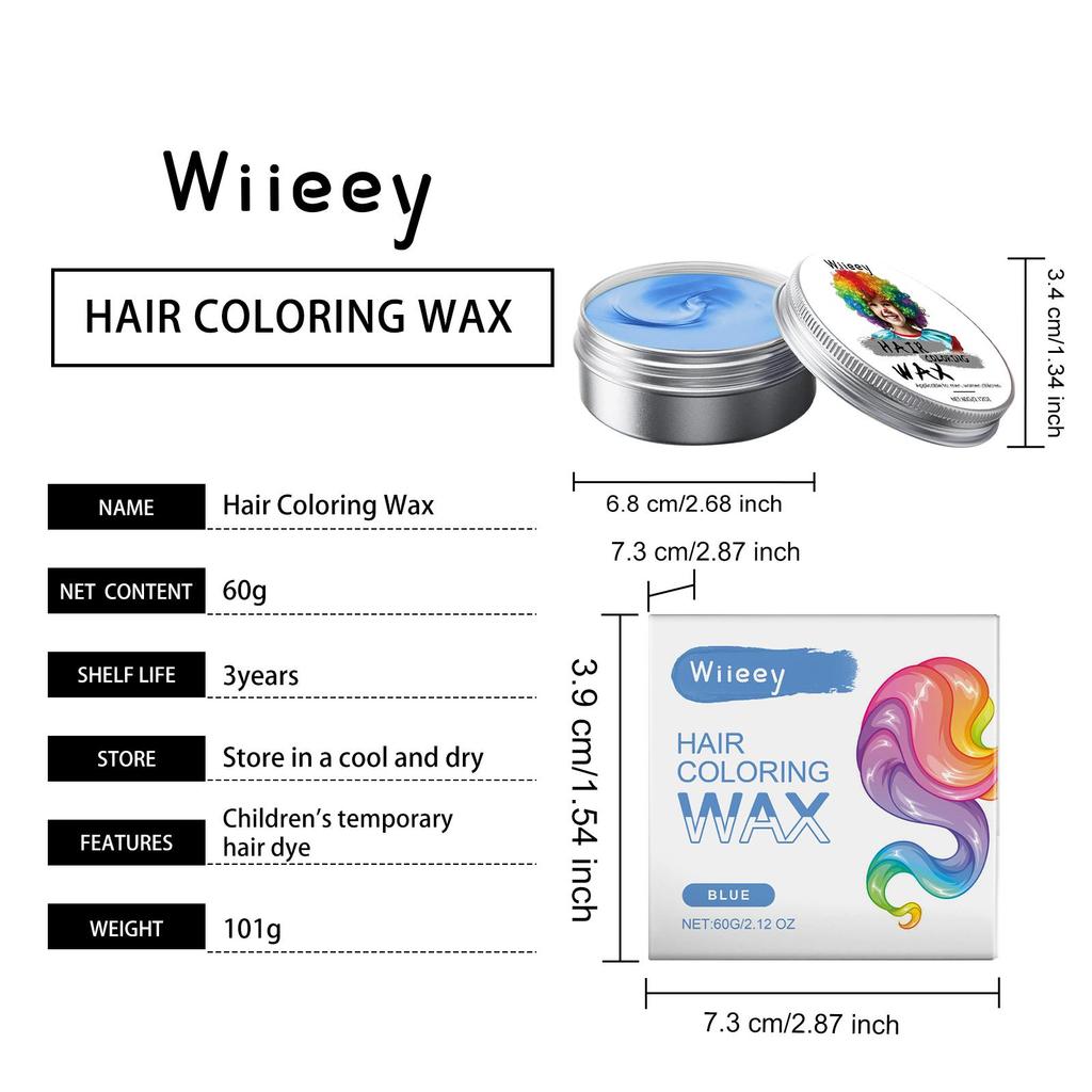Kids Temporary Hair Color, Strong Hold Styling, Vibrant Hair Color, Gentle Formula for Safe & Healthy Hair