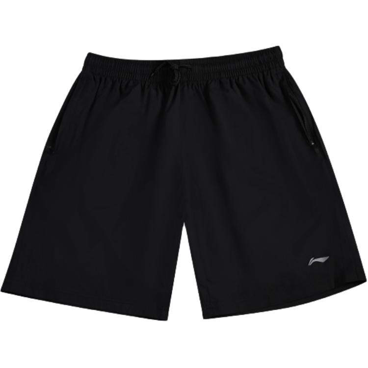 

Li-Ning Breathable Casual Fitness Sports Five-Point Beach Shorts Unisex shorts Black LSKV410-1 S