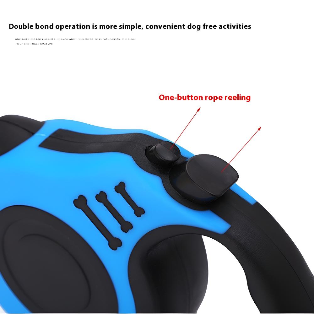 3m 5m Retractable Dog Leash Automatic Durable Nylon Lead for Puppy Outdoor Walking Hiking Traction Rope