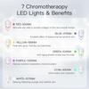 LED Light Therapy Face Mask with Neck - 7 Color Professional Beauty Device for Home Skincare Routine