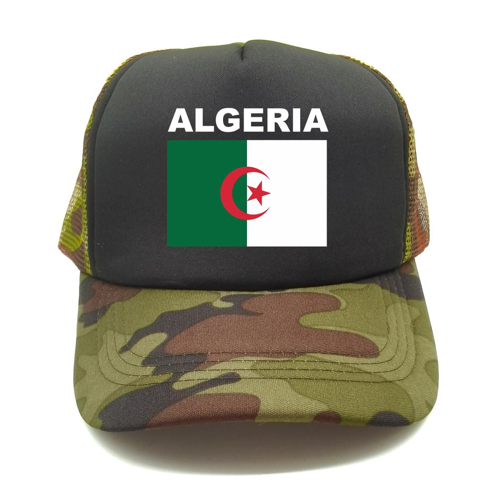 Cool Algeria Trucker Șapcă unisex Algeria Flag Pălărie Șapcă de baseball Șapci unisex plasă plasă