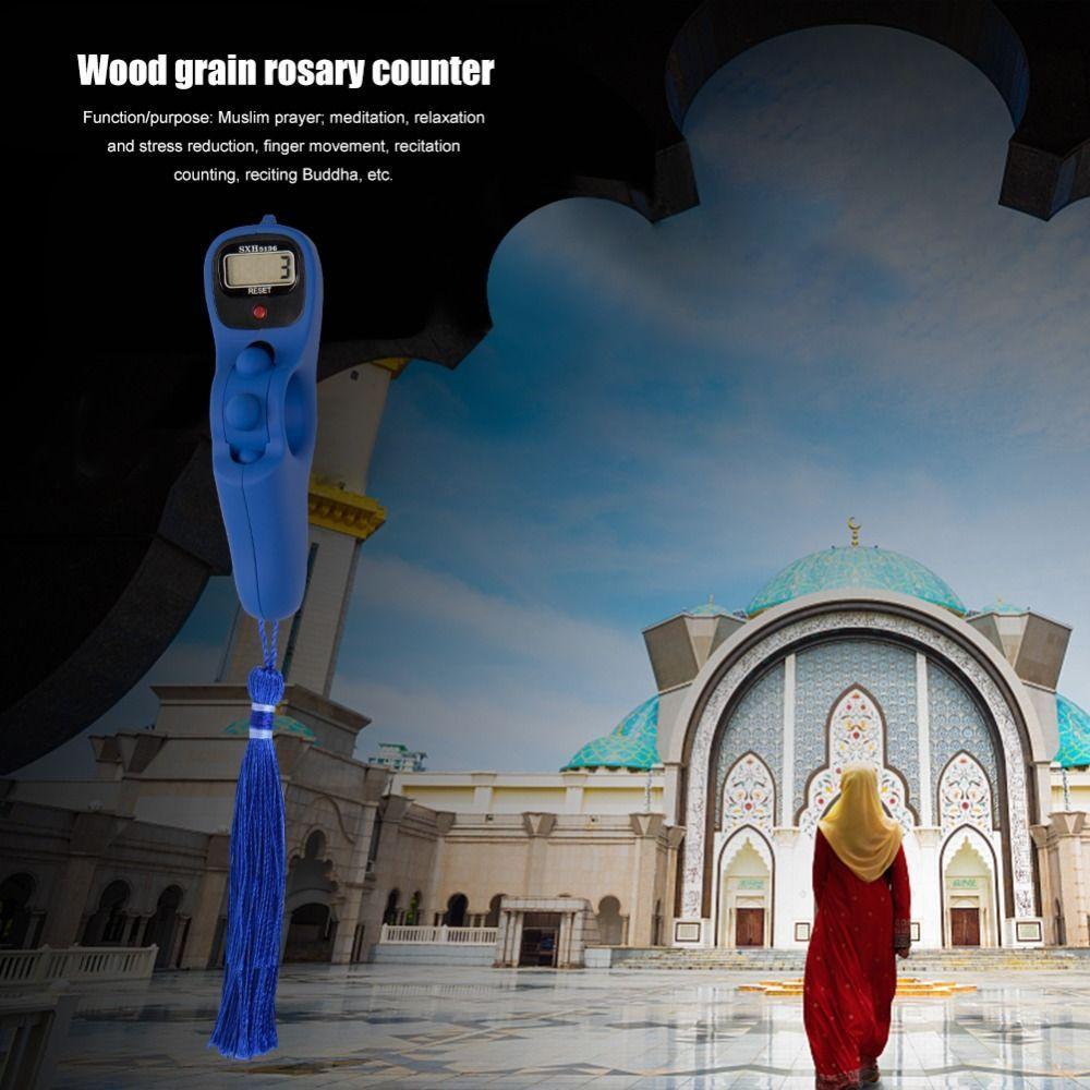 New Tasbih Easy With LED Resettable Rosary Beads Timer For Muslim Pray Electronics Digital Counter