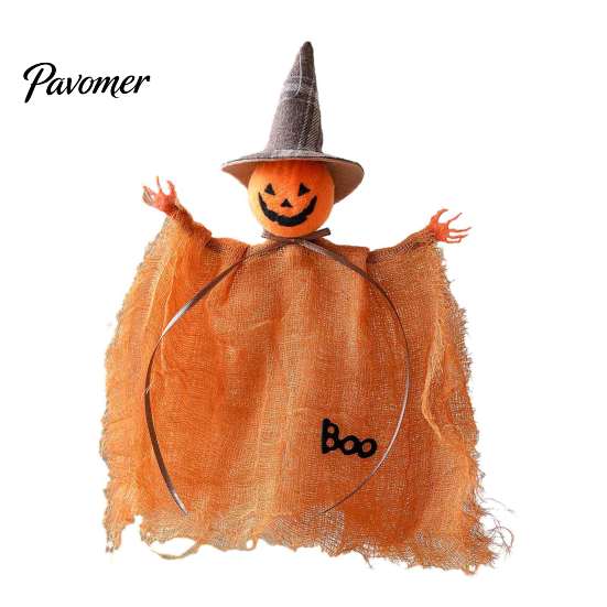Creative Halloween Party Supplies Witch Doll Ornaments, Spooky Cat Pumpkin Lightweight Figurine for Parties Hanging Decoration Tree, Home Kitchen