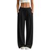 Women's Casual Wide Leg Pants Loose Fit Straight Leg Comfortable Sweatpants for Everyday Wear