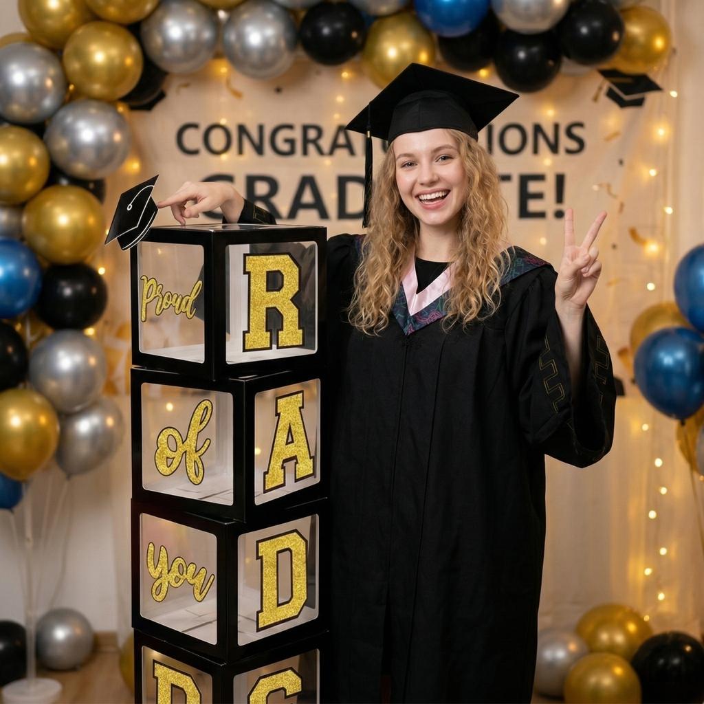 Box Venue Decoration Surprise Box Graduation  Party Gift Box