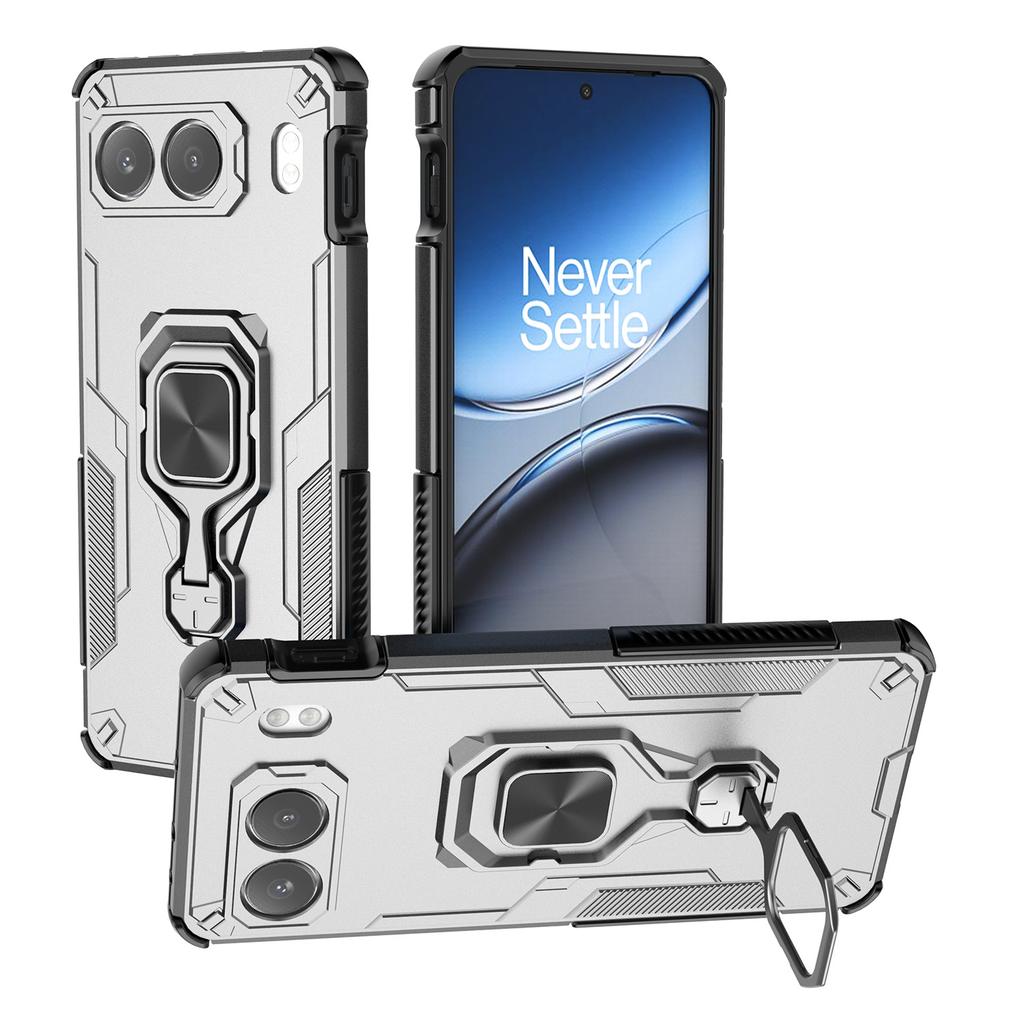 For OnePlus Nord 4 Case Rotatable Ring Kickstand PC+TPU Shockproof Phone Cover