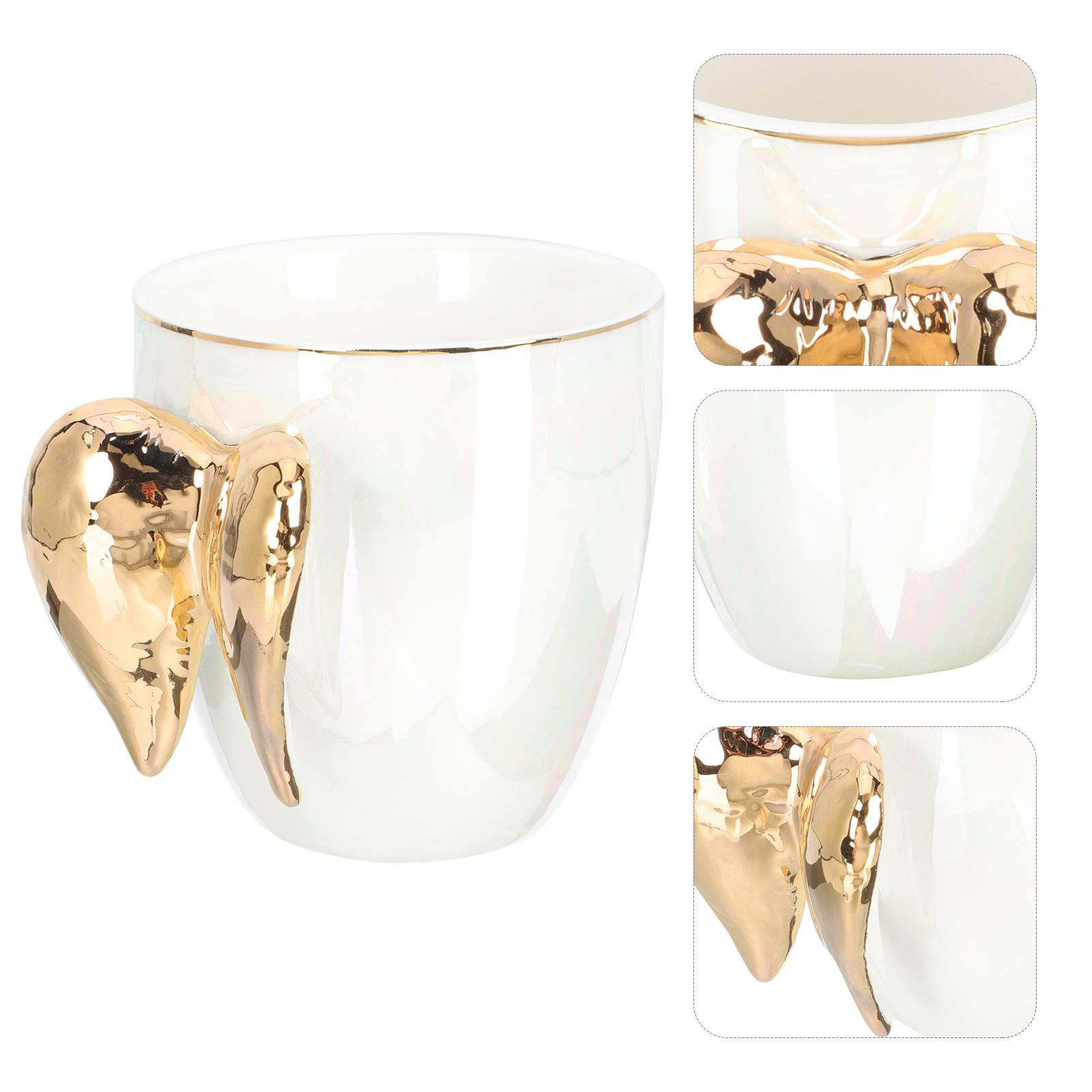 

Ceramic Coffee Cup Wings Design Mug for Hot Chocolate Tea Juice Drink Home Office Bakery Cafe Use Daily Drinkware other