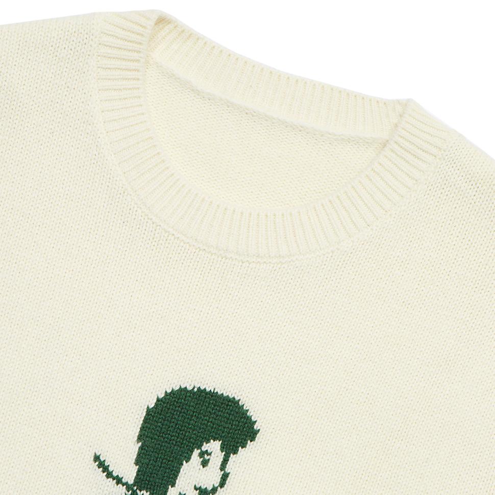 BRIAN BERRY Naphtali Signatrue Sweater_Cream