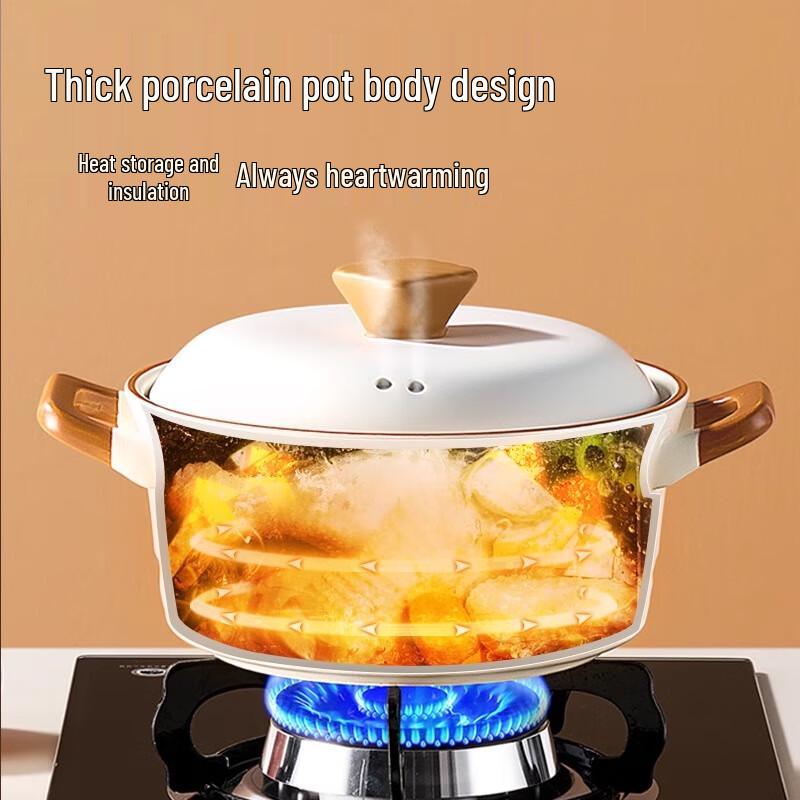 Chui Da Huang Ceramic Stew Pot - Good Persimmon Peanut