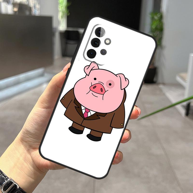 Cute PINK Kawai Pig Case For Samsung Galaxy A52 A32 A12 A56 A36 A54 A34 A14 A05 A16 A26 A13 A33 A53 A15 A35 A55