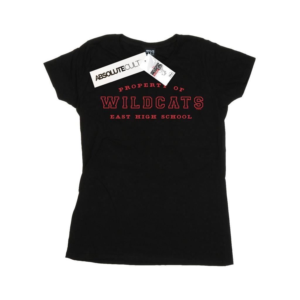 Disney Womens/Ladies High School Musical The Musical Property Of Wildcats Cotton T-Shirt