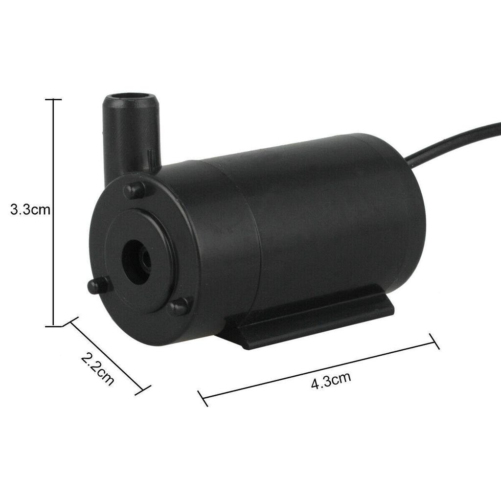 USB Plug 1M Cable Mute Small Water Pump Mini Submersible Pump 5V 1.0A Tools USA