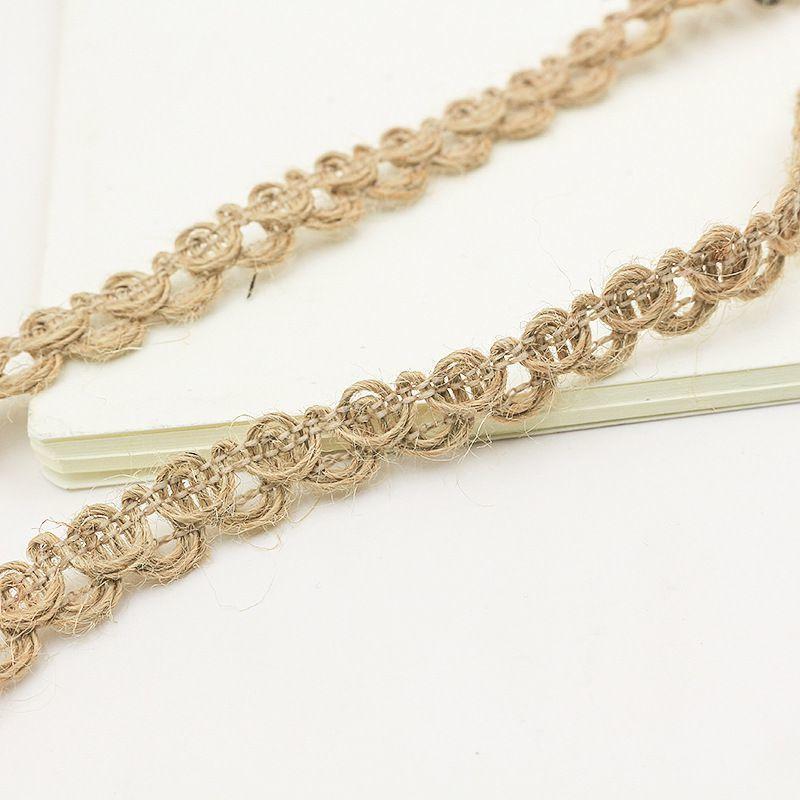 Handmade Versatile Hemp Rope Lace A7 Lace Diy Handmade Hemp Rope Woven Versatile C1 Single And Double Side Clearance