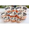 Steel Copper Serving Handi Bowl, Serveware & Tableware, Home Restaurant, Volume-300 ML, Pack of 2