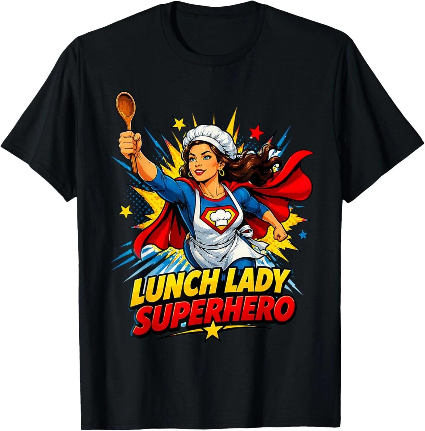 Lunch Lady Superhero T-Shirt 2XL