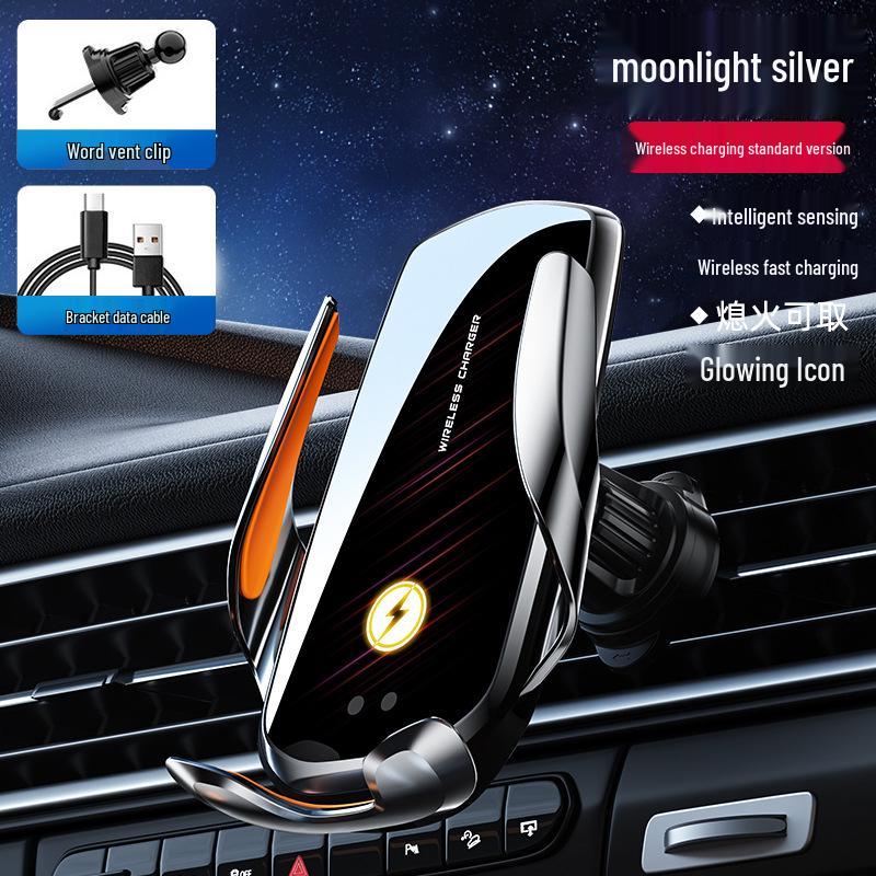 15W Auto-Sensing Wireless Car Charger & Phone Holder for Air Vent