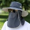 Face Neck Protection Bucket Hat Detachable Fisherman Hat New Beach Cap  Outdoor Sports