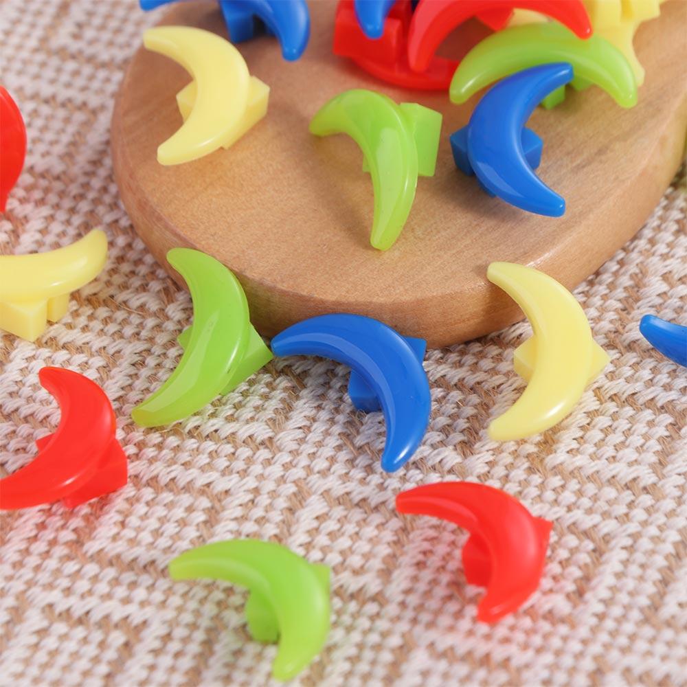 20PCS Mixed Color Bicycle Wheel Spoke Beads Glow Wheel Stripe Colored Bead  Children Gifts