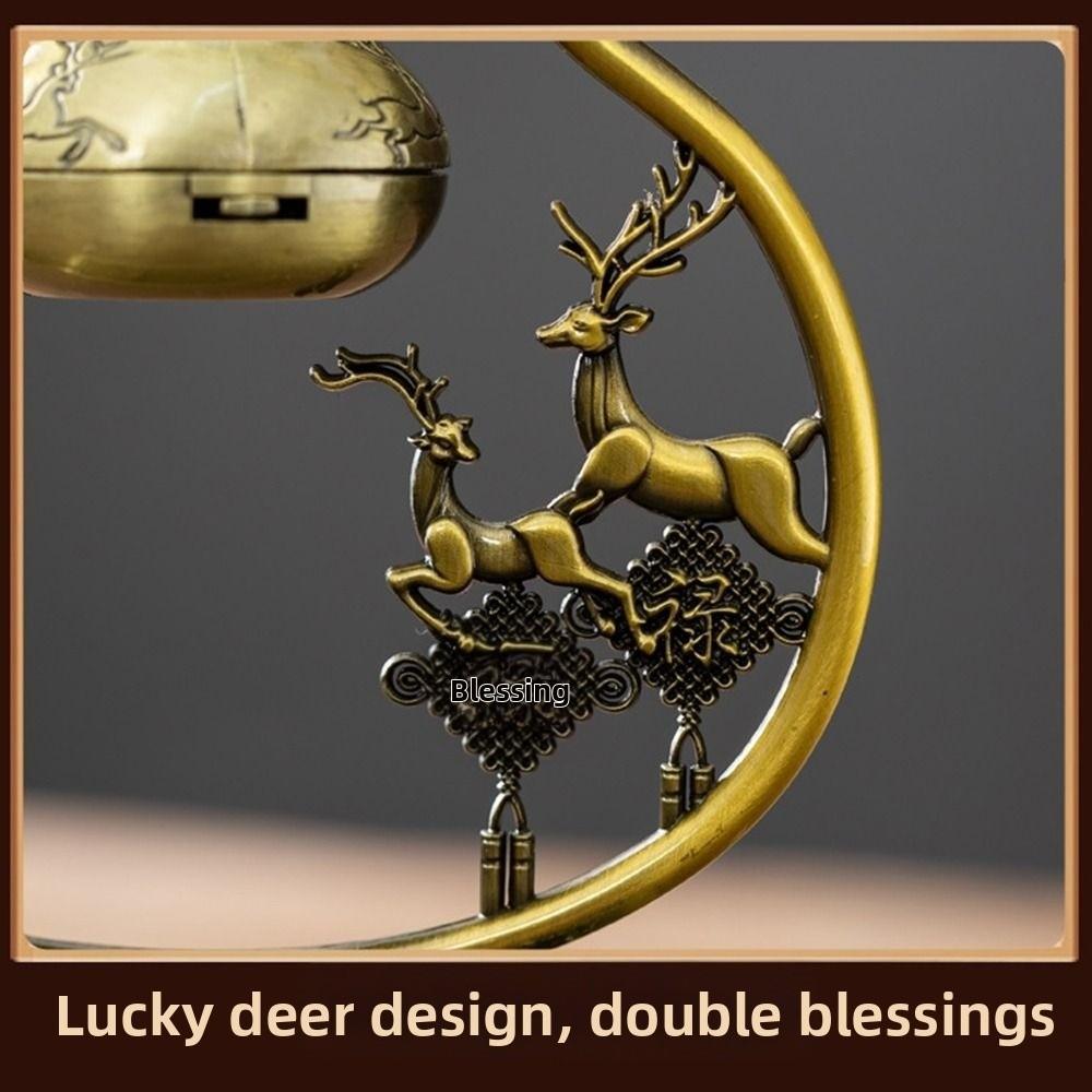 Chinese Style Vertical Incense Burner Zinc Alloy Good Symbolism Indoor Aromatherapy Pine Gourd Vintage Incense Burning