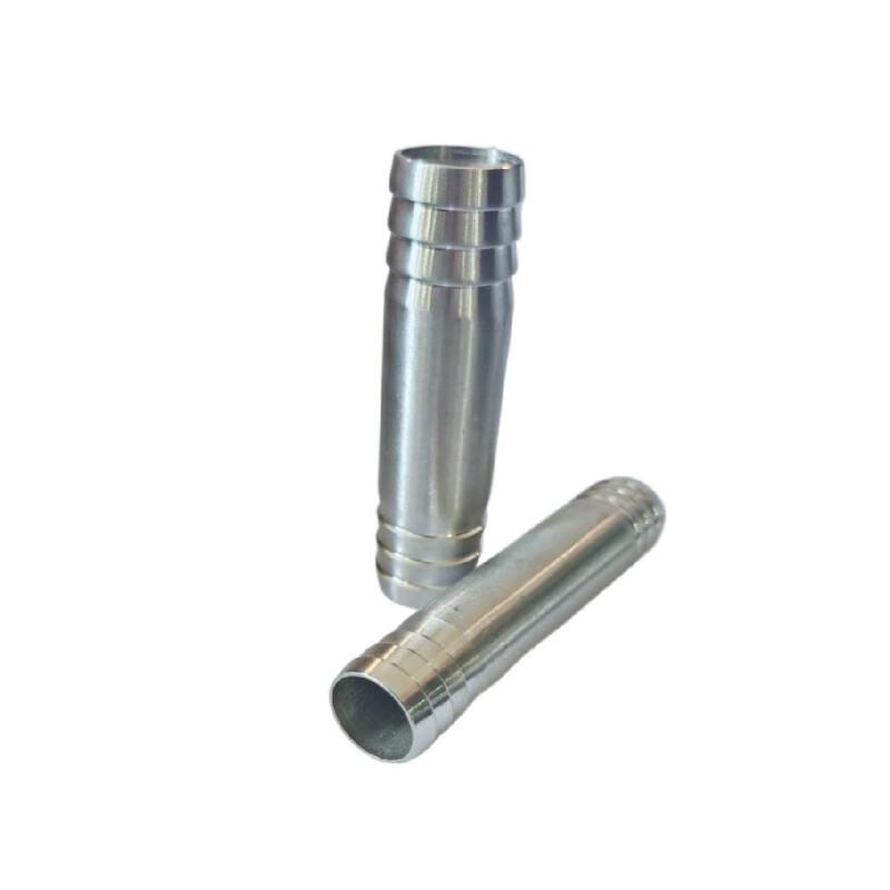 304 Stainless Steel Double Hose Barb Straight Connector
