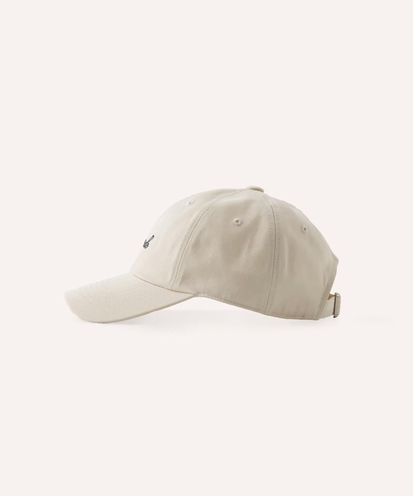 Bibeleude Embroidered Cotton Ball Cap 001 Beige