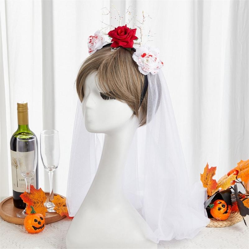 Creative Halloween Costume Headpiece Decorative Women Headbands Stylish Headgears Accessory for Themed Parties