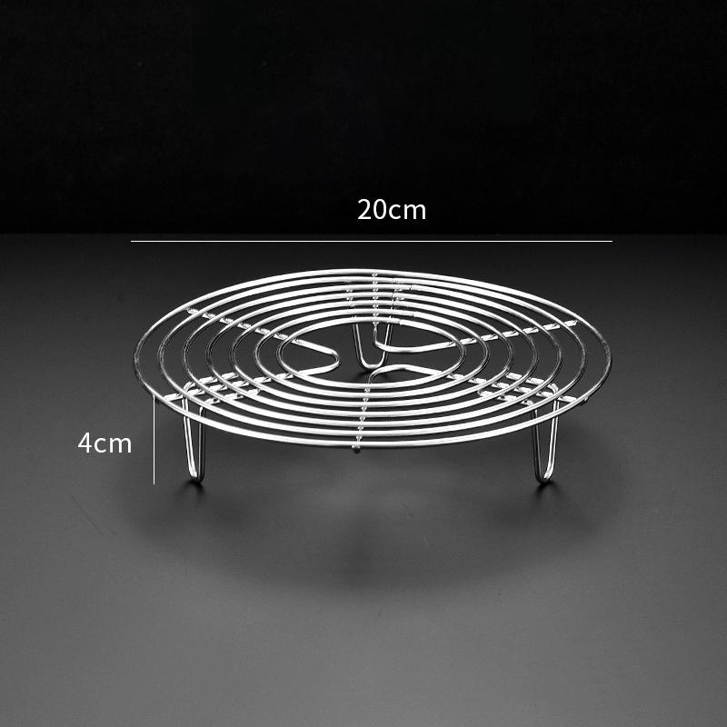 304 Stainless Steel Steamer Rack Multifunction Pot Steaming Tray Dumplings Eggs Grill Stand Kitchen Tableware Cooking Utensils