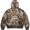 Supreme Mitchell Ness Lined Hooded Satin Varsity Jacket Realtree AP Camo